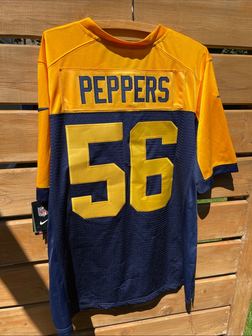 NWT Nike Elite Julius Peppers #56 Green Bay Packers 1929 Acme Throwback Jersey
